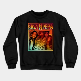 Salt N Pepa || Retro poster Crewneck Sweatshirt